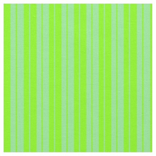 Chartreuse and Light Green Stripes/Lines Pattern Fabric
