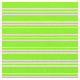 Chartreuse & Beige Lines/Stripes Pattern Fabric