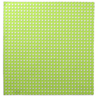 Chartreuse Bright Lime Green Pattern - Diamonds Cloth Napkin