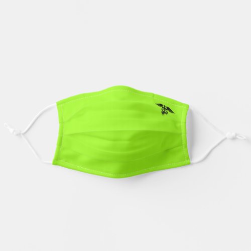 Chartreuse Bright Neon Green _ Caduceus Sy Adult Cloth Face Mask