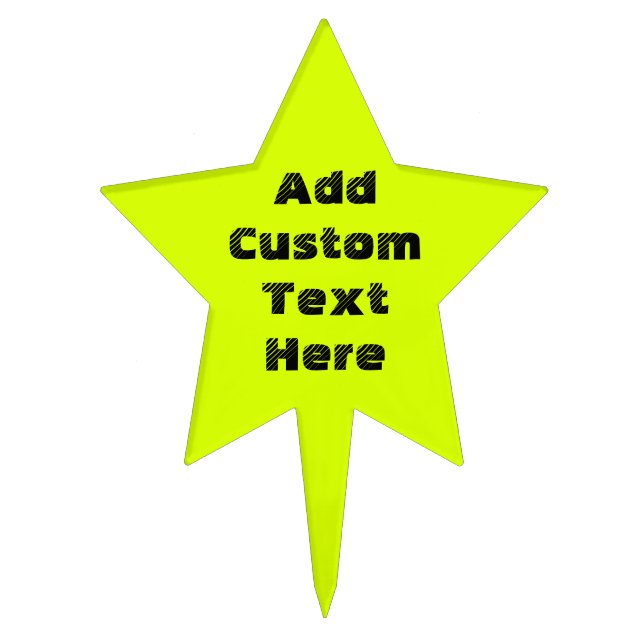Chartreuse Cake Topper (Front)