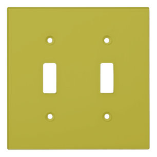 Chartreuse Color Yellowish Green Minimalist Design Light Switch Cover