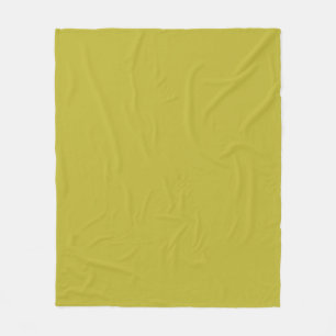 Chartreuse Color Yellowish Green Plain Minimalist Fleece Blanket