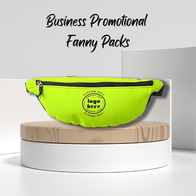 Chartreuse Custom Company Logo Business Promotion Fanny Pack (Creator Uploaded)