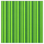 [ Thumbnail: Chartreuse & Dark Green Striped/Lined Pattern Fabric ]