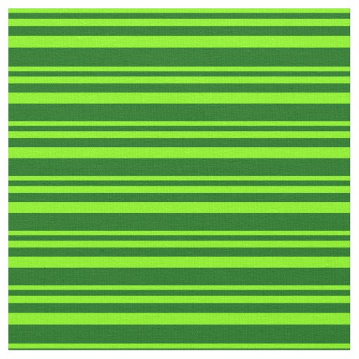 Chartreuse & Dark Green Striped/Lined Pattern Fabric