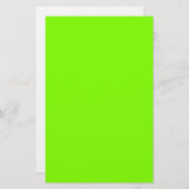 Chartreuse Green Color Bright Neon Green Color (Front/Back)