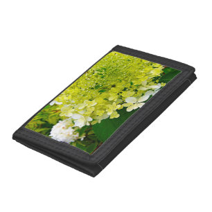 Chartreuse Green, Limelight Hydrangea, Trifold Wallet
