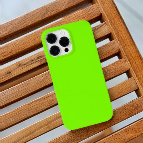 Chartreuse Green One of Best Solid Green Shades Case_Mate iPhone 14 Pro Max Case