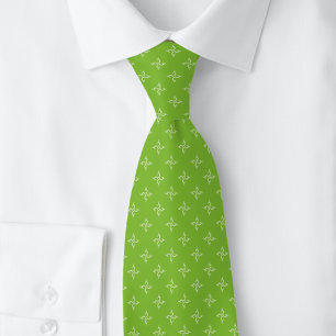 Chartreuse Honeysuckle Neck Tie