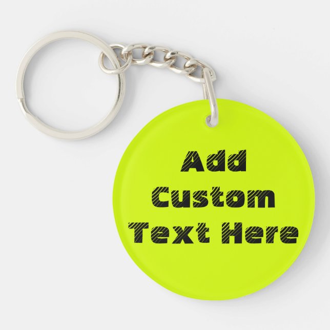 Chartreuse Keychain (Front)