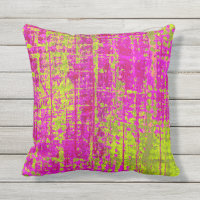 Chartreuse Kiss Pink and Green Abstract
