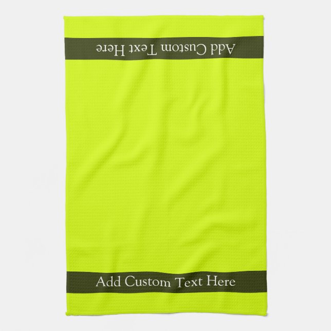 Chartreuse Kitchen Towel (Vertical)