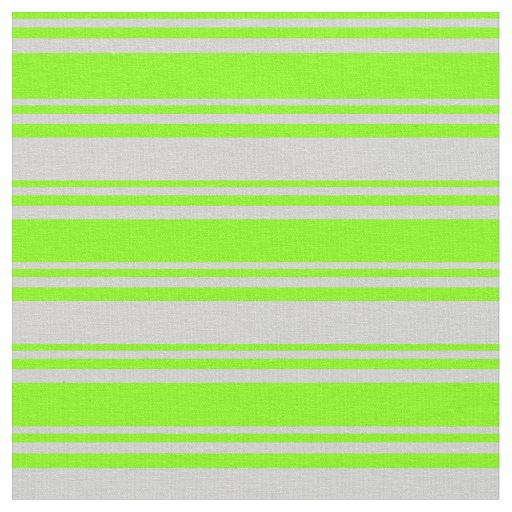 Chartreuse & Light Gray Pattern Fabric