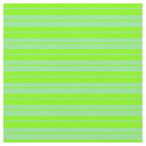 Chartreuse & Light Green Lined/Striped Pattern Fabric