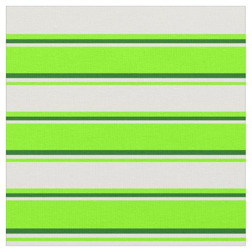 Chartreuse, Light Yellow & Dark Green Colored Fabric