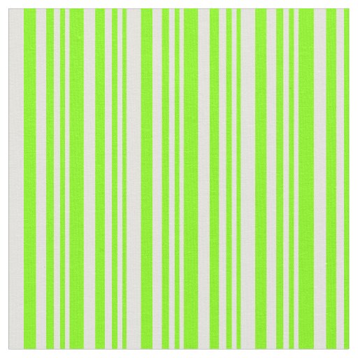 Chartreuse & Light Yellow Lined Pattern Fabric