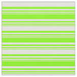 Chartreuse &amp; Light Yellow Lines Fabric