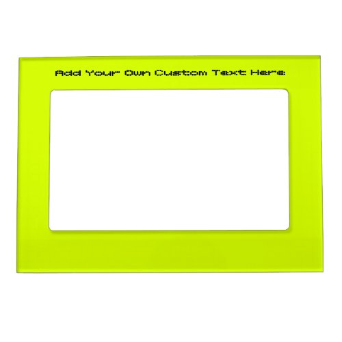Chartreuse Magnetic Picture Frame