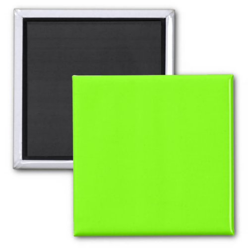 ChartreuseNeon Green 7FFF00 Color  Image Option Magnet