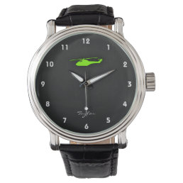 Chartreuse, Neon Green Helicopter Watch
