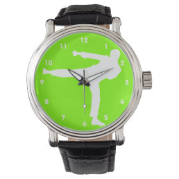 Chartreuse, Neon Green Martial Arts Watch