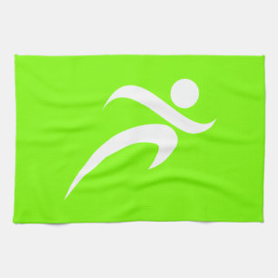 Chartreuse, Neon Green Running Towel