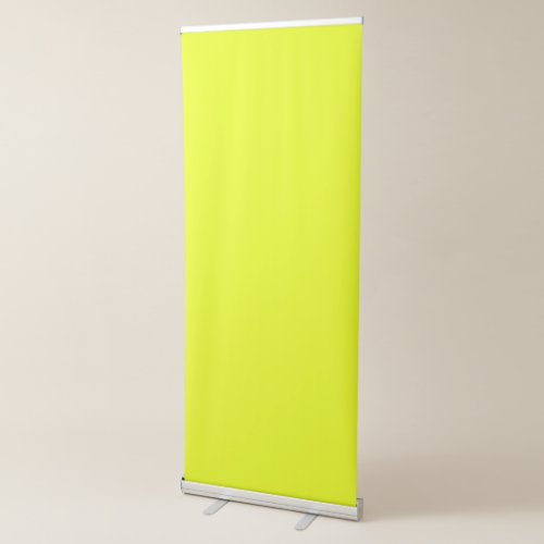  Chartreuse neon green screen solid background Retractable Banner