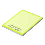 Chartreuse Notepad