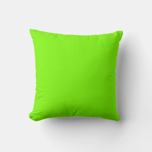 Chartreuse Throw Pillow