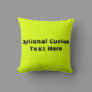 Chartreuse Throw Pillow