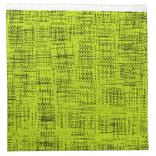 Chartreuse Tweed cloth cocktail napkin   