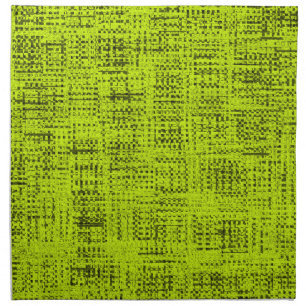 Chartreuse Tweed cloth dinner napkin