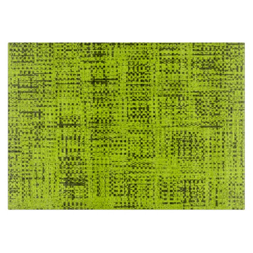 Chartreuse Tweed  Cutting Board