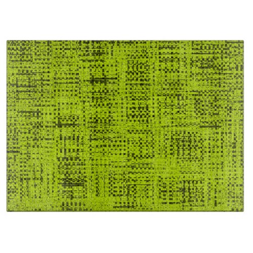 Chartreuse Tweed  Cutting Board