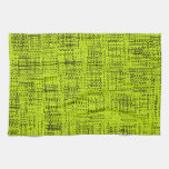 Chartreuse Tweed Kitchen Towel