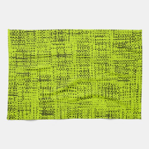 Chartreuse Tweed Kitchen Towel