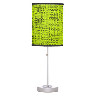 Chartreuse Tweed Table Lamp