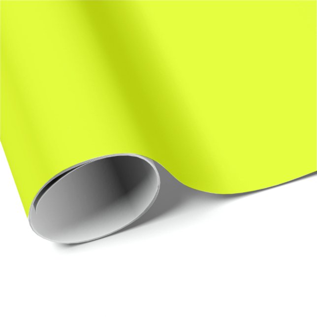 Chartreuse Wrapping Paper (Roll Corner)