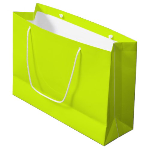 Chartreuse Yellow Large Gift Bag