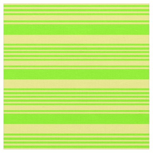 Chartreuse & Yellow Lines Fabric