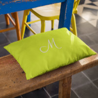 Chartreuse yellow - monogrammed