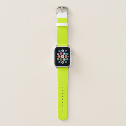  Chartreuse Yellow solid color  Apple Watch Band