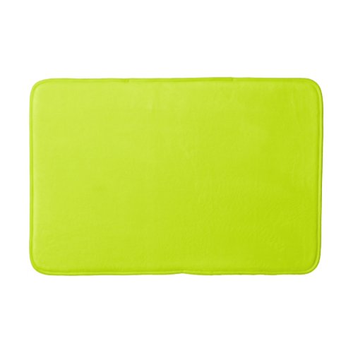  Chartreuse Yellow solid color  Bath Mat