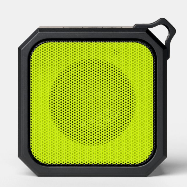 Chartreuse Yellow solid color Bluetooth Speaker (Front)