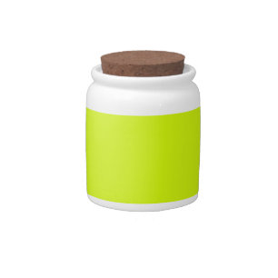  Chartreuse Yellow (solid color)  Candy Jar
