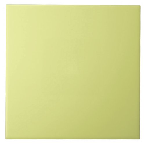 Chartreuse_Yellow solid color Ceramic Tile