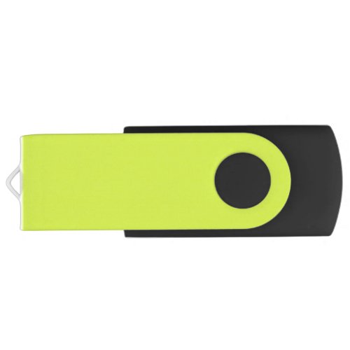  Chartreuse Yellow solid color  Flash Drive