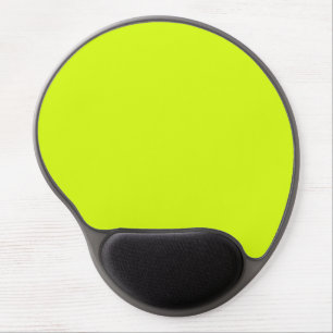 Chartreuse Yellow (solid color) Gel Mouse Pad