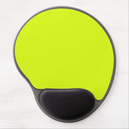  Chartreuse Yellow solid color  Gel Mouse Pad